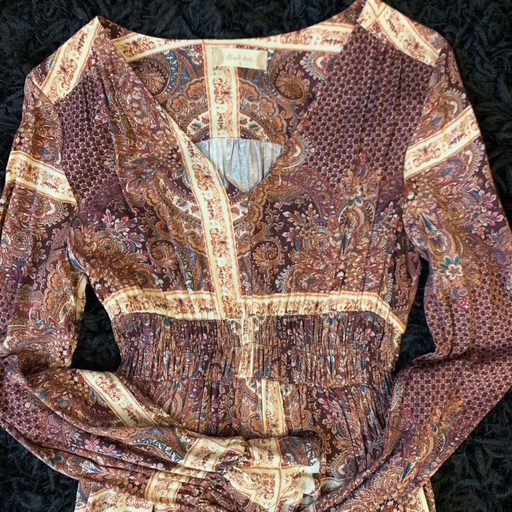 Altar’d State v-neck maxi dress